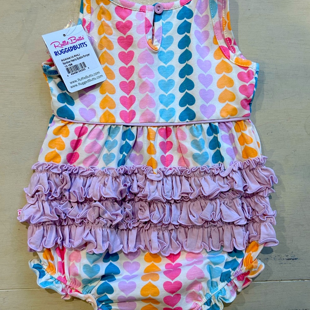 Rufflebutts Short Sleeve Romper